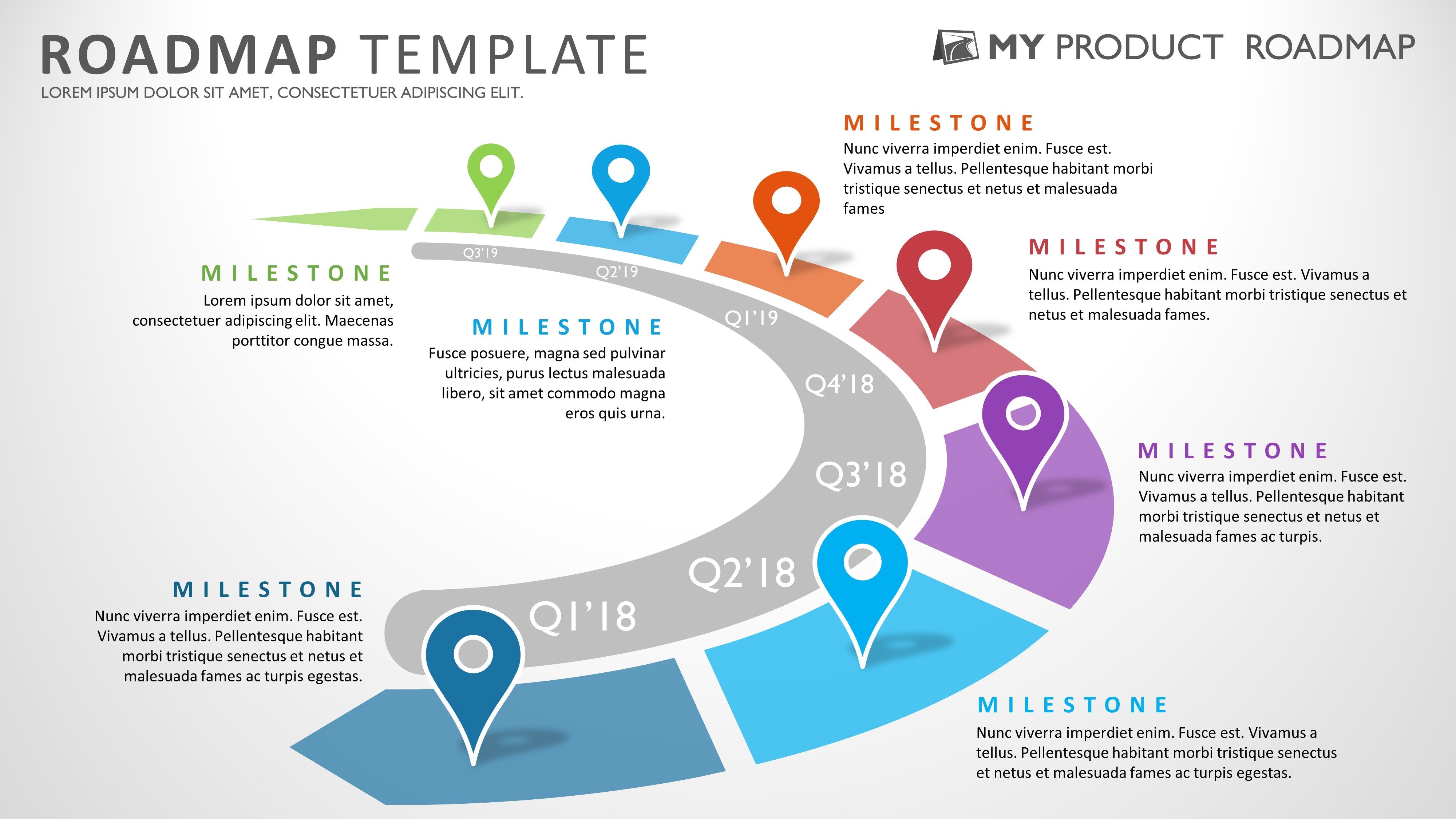 roadmap template for powerpoint