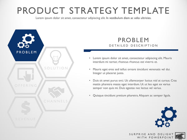 Hexagon Timeline | Product Strategy Templates | My Product Roadmap