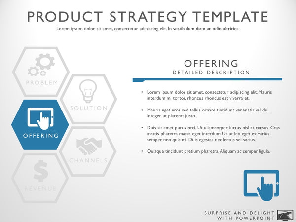 Hexagon Timeline | Product Strategy Templates | My Product Roadmap